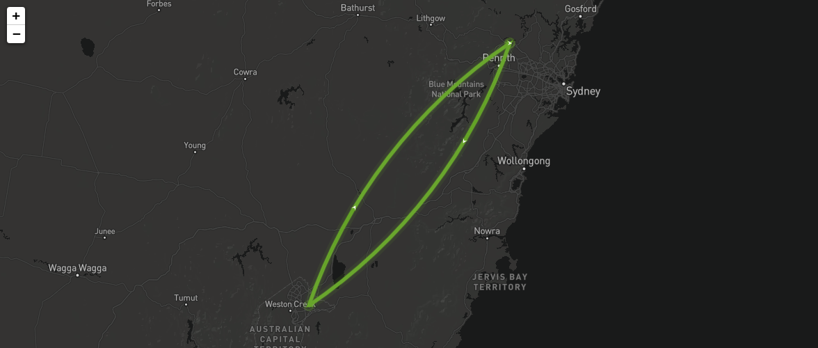 VIP flight tracker