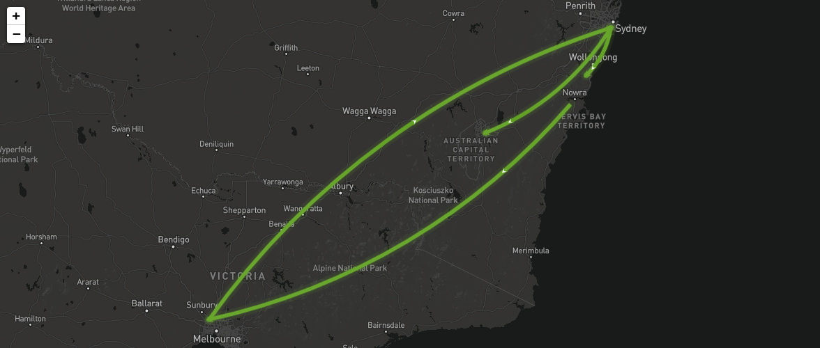 VIP flight tracker