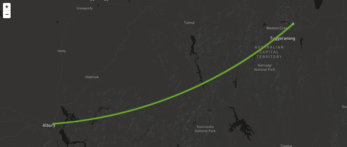 VIP flight tracker