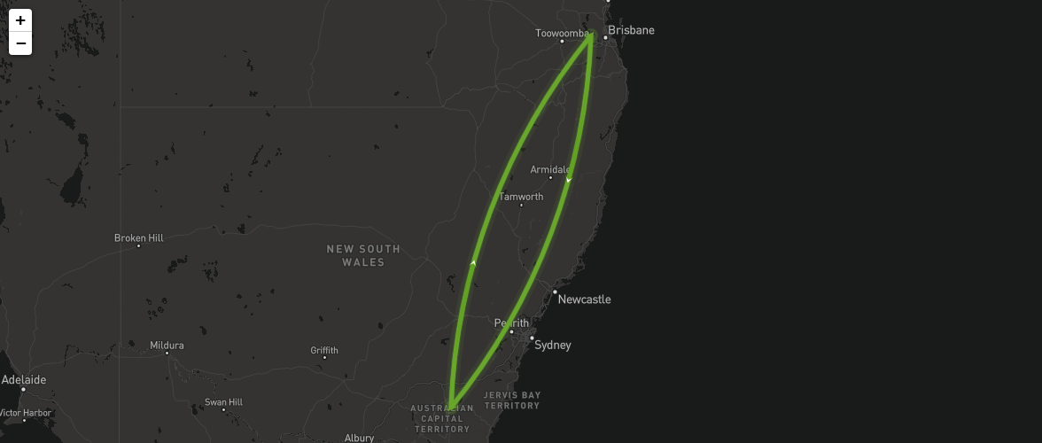 VIP flight tracker