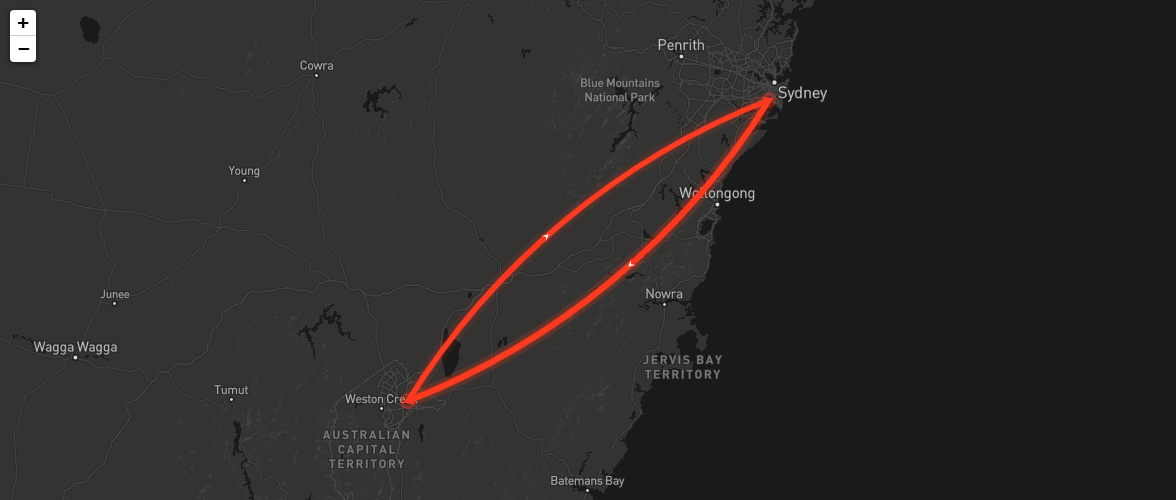 VIP flight tracker
