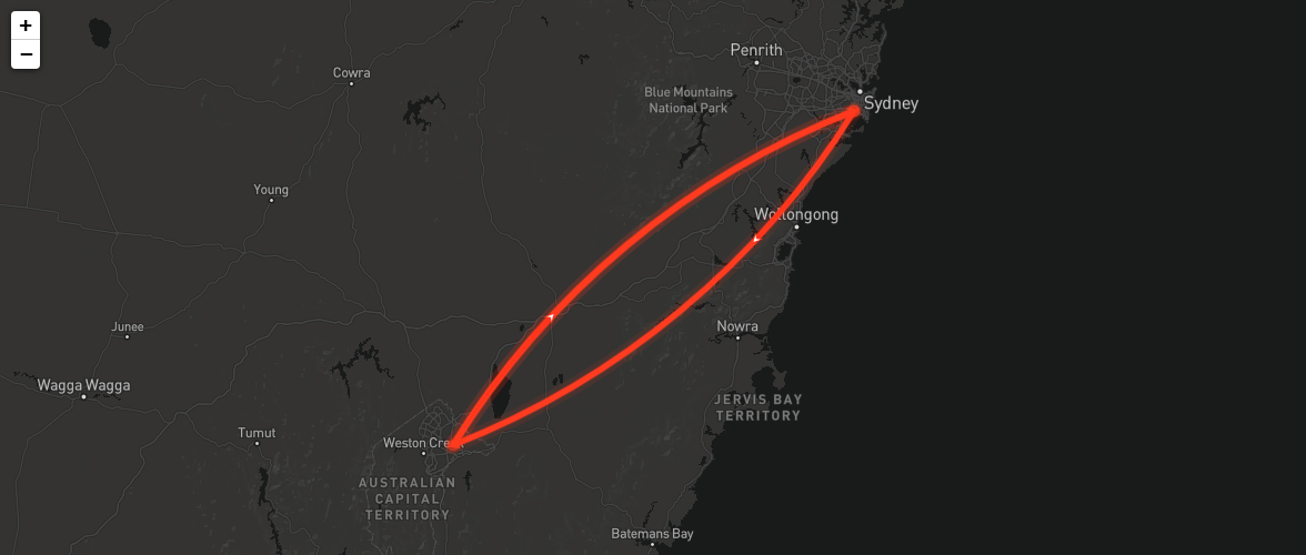 VIP flight tracker