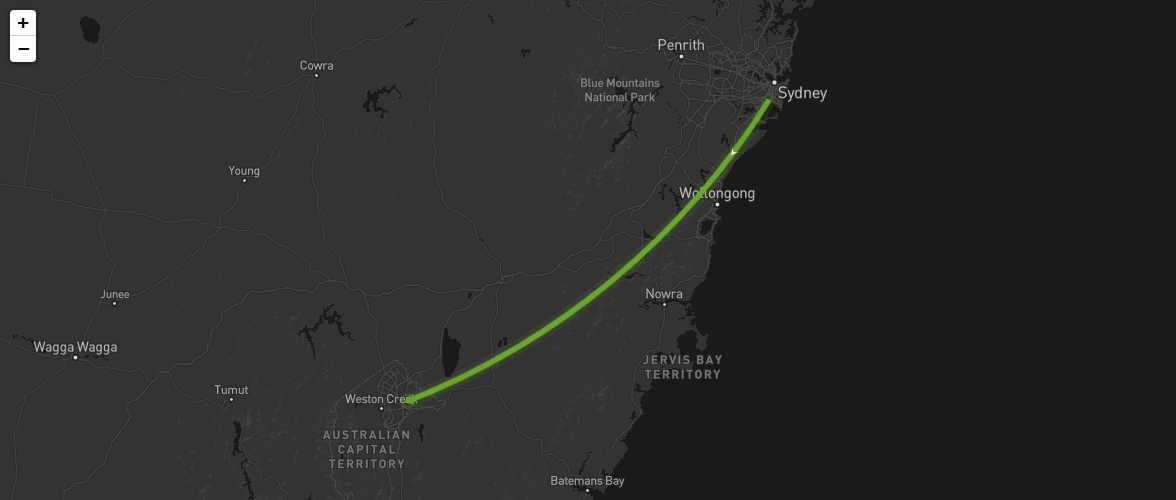 VIP flight tracker