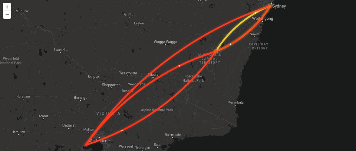 VIP flight tracker
