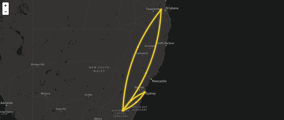 VIP flight tracker
