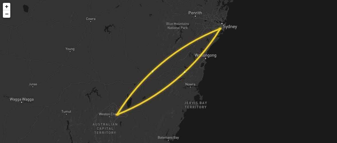 VIP flight tracker