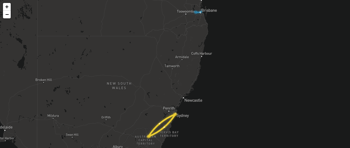 VIP flight tracker