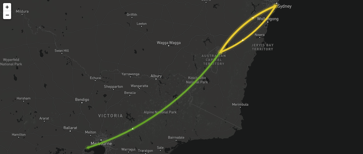 VIP flight tracker
