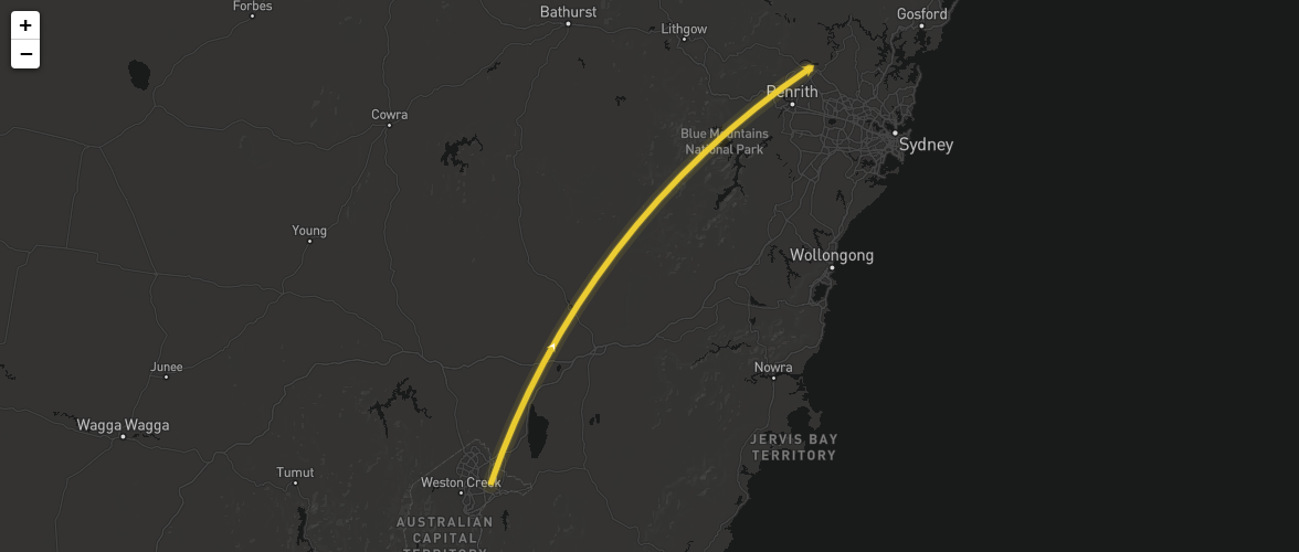 VIP flight tracker