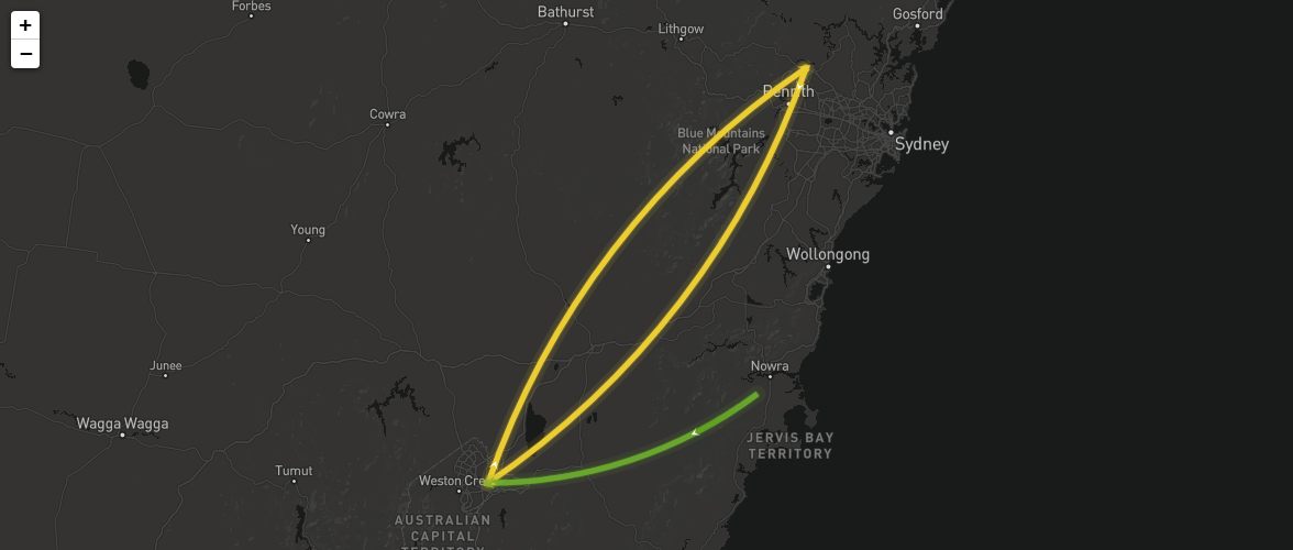 VIP flight tracker