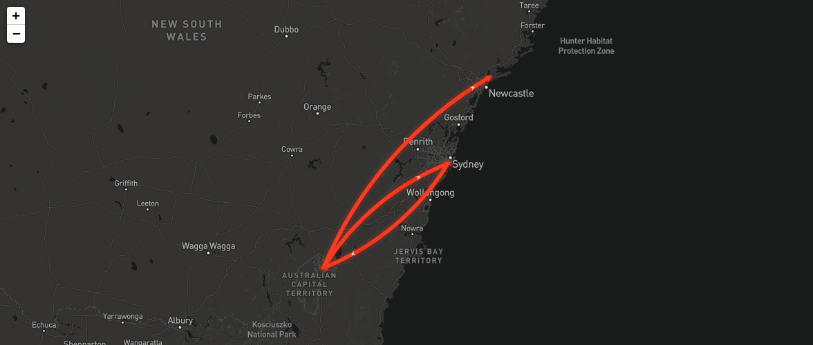 VIP flight tracker