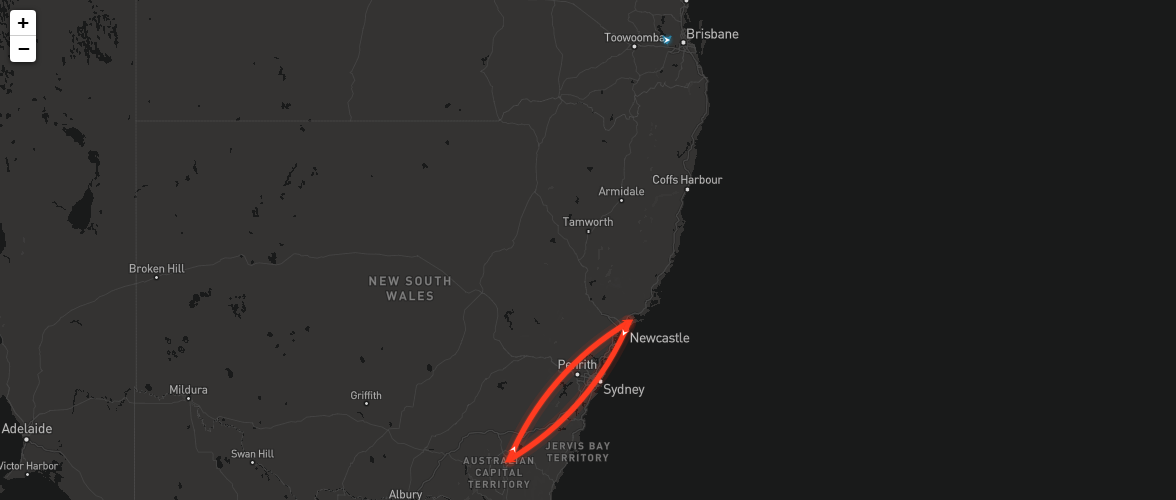 VIP flight tracker