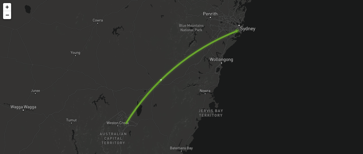 VIP flight tracker