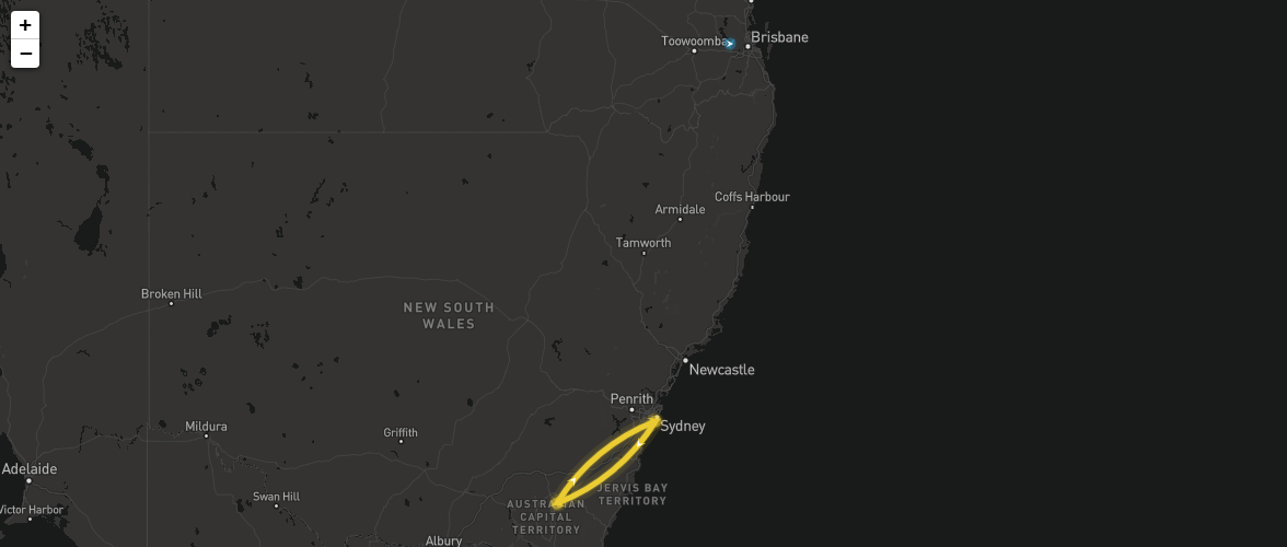 VIP flight tracker