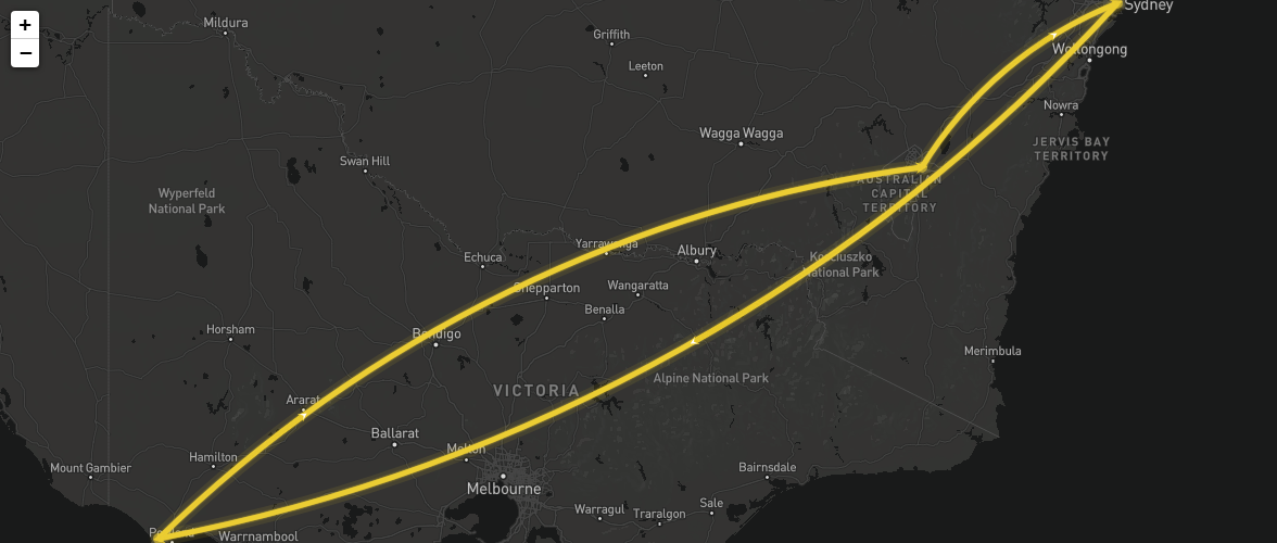 VIP flight tracker
