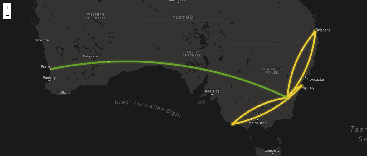 VIP flight tracker