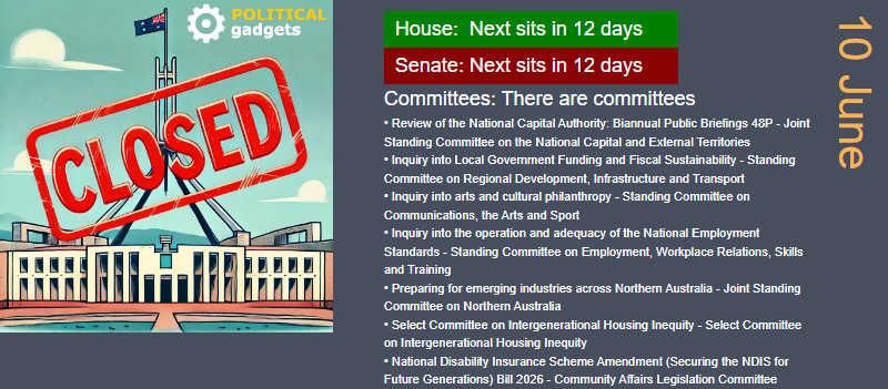 Parliamentary sitting calendar