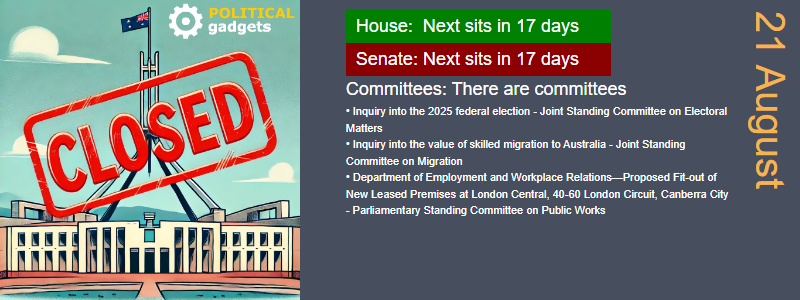 Parliamentary sitting calendar