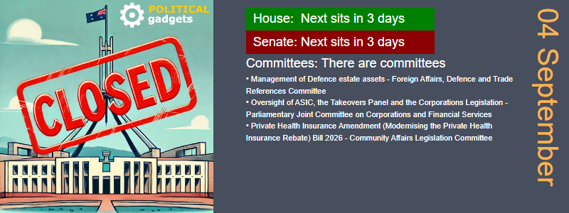 Parliamentary sitting calendar
