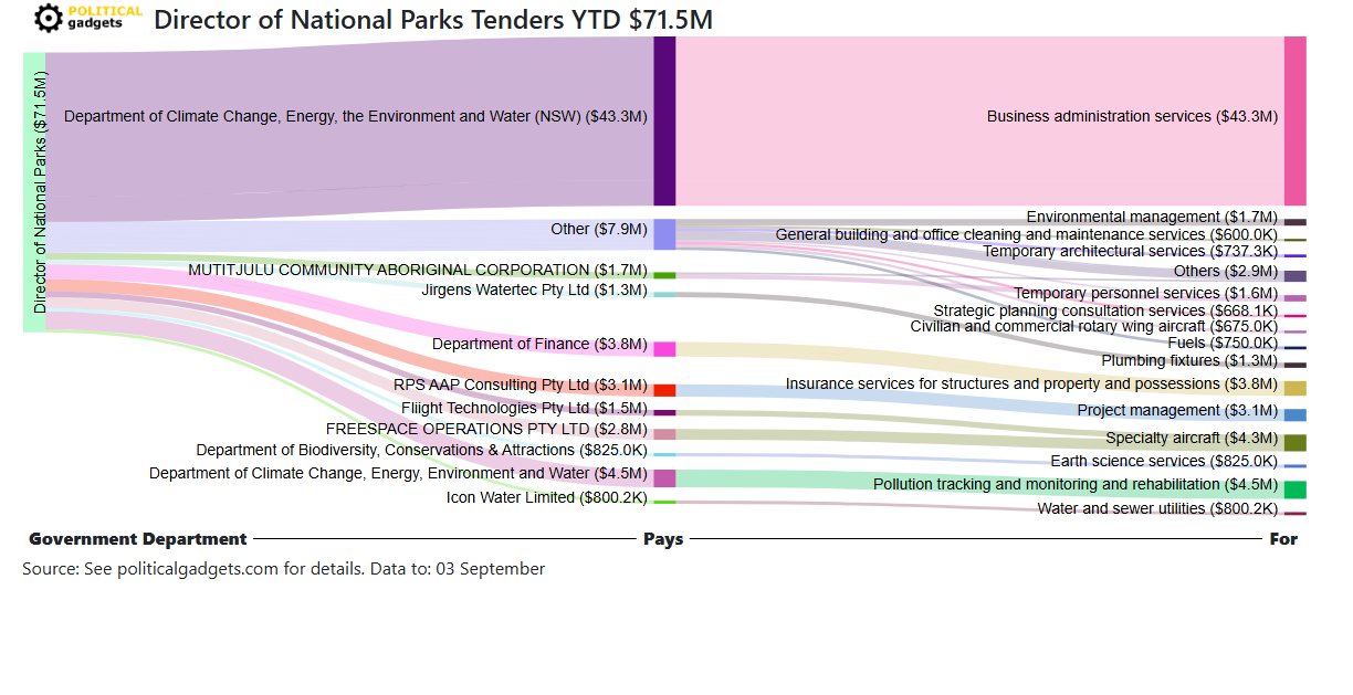 Tender money flow diagram