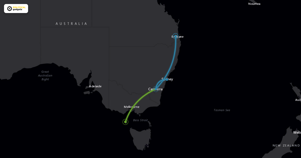 VIP flight tracker