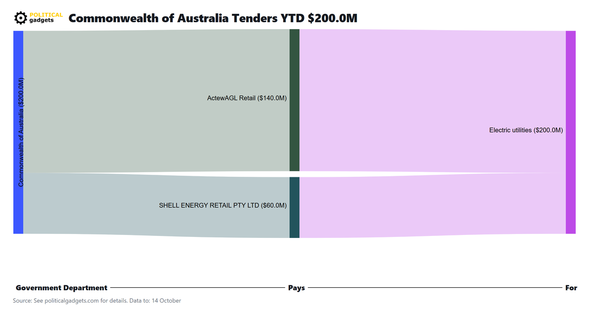 Tender money flow diagram